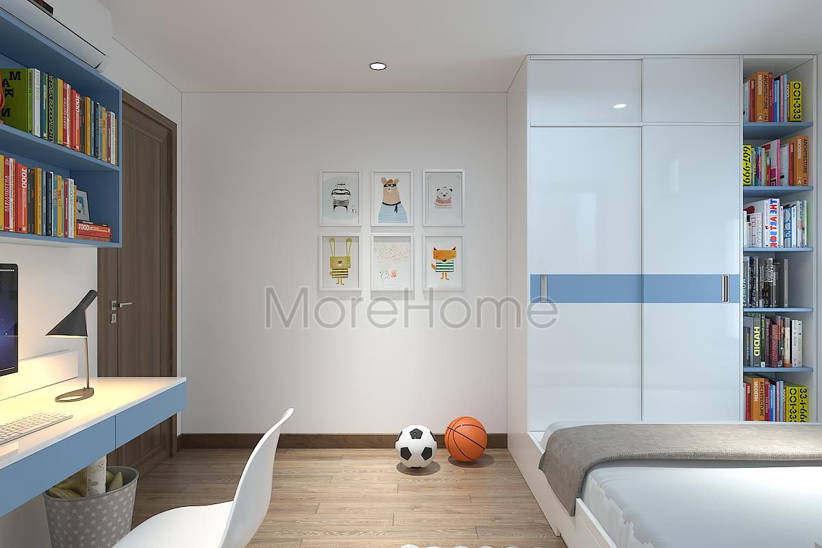 Thiết kế nội thất phòng ngủ trẻ em nhà ống An Dương Tây Hồ 